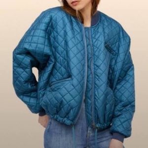 Free People - Quilted Bomber Jacket